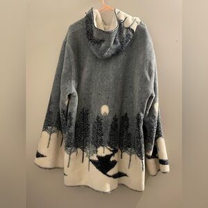 Forest fairy fleece novelty winter jacket